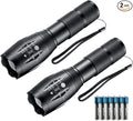 Whaply LED Flashlights, 2 Pack Tactical Flashlight High Lumens Lights by Whaply