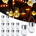 GIGALUMI Solar Lights Outdoor Waterproof, 12 Pack Solar Hanging Lights Garden by GIGALUMI