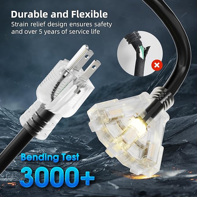 100 FT Outdoor Extension Cord - Image 2