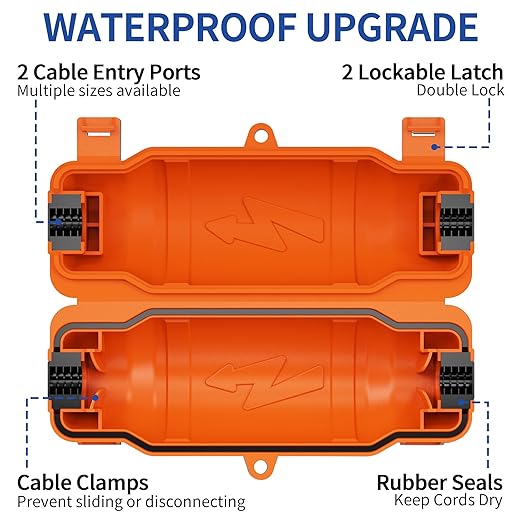 3 Pack Outdoor Extension Cord Safety Cover - Image 3