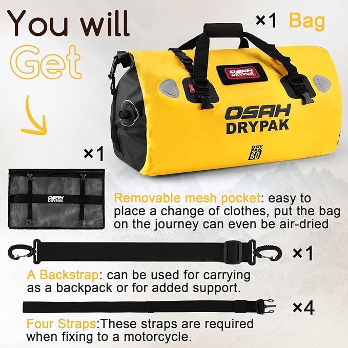 OSAH DRYPAK Waterproof Duffel Bag - Image 7