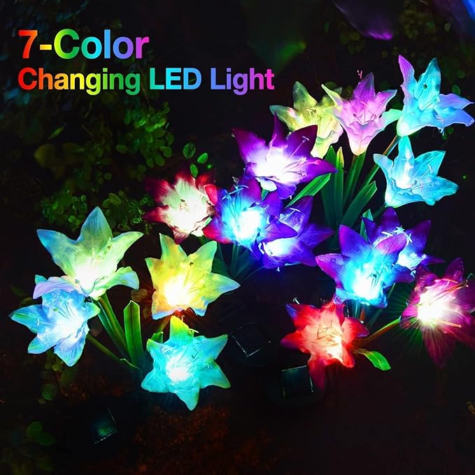 KOOPER Outdoor Solar Lights, 10 Pack Solar Garden Light - Image 2