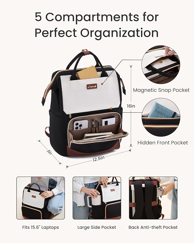 LOVEVOOK Laptop Backpack for Women - Image 5