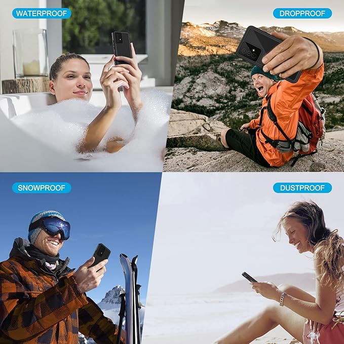 Lanhiem for Samsung Galaxy A53 5G Case, IP68 Waterproof Dustproof - Image 7