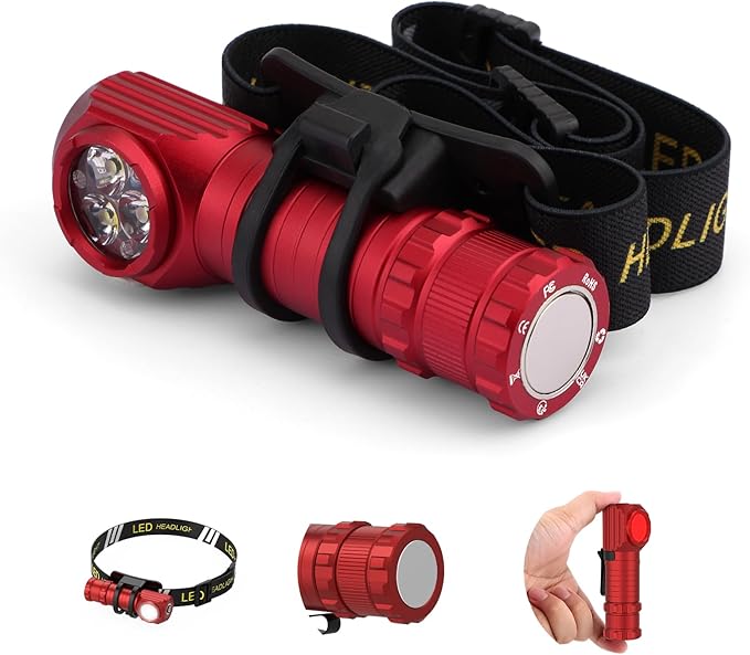 2 in 1 Detachable Flashlight & Headband, LED Rechargeable Headlamp by Spriak%E5%93%81%E7%89%8C%E6%97%97%E8%88%B0%E5%BA%97