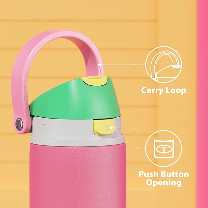 24 oz Insulated Water Bottle for Women: Meoky Stainless Steel Water Bottle - Image 6