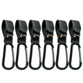 6 Pcs Baby Stroller Hooks for Hanging, Perfect Mummy Hook for Stroller by LilFe