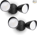 UME 2-Packs 2500 Lumen 32 Watt 28 LED Dual-Head Floodlight Outdoor, Full Metal by UME