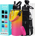 Stainless Steel Water Bottles 32oz by VICKNIY