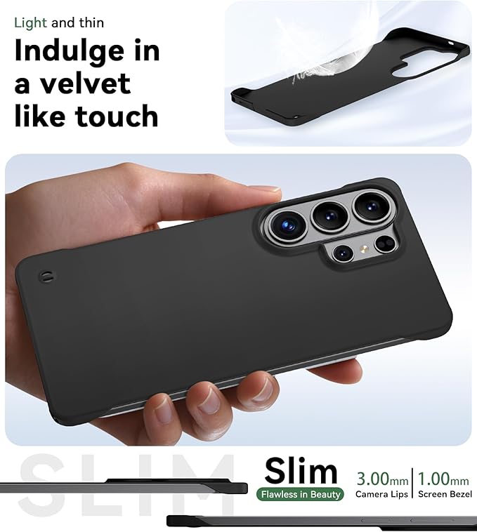 GRECAZO Slim Borderless for Samsung Galaxy S26 Phone Case 6.3" Ultra-Thin - Image 4