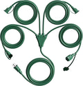 Eversimpleinc 1 to 4 Splitter Extension Cord, 3 Prong Plug by EversimpleInc