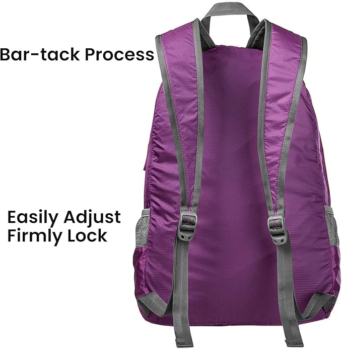 G4Free 20L Lightweight Packable Backpack Travel Hiking Daypack Foldable Backpack - Image 4