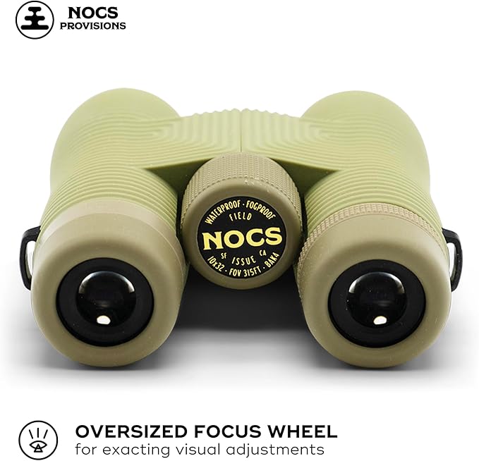 Nocs Provisions Field Issue Compact 10x32 Waterproof Binoculars, Shockproof - Image 2