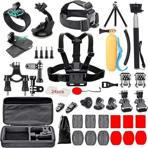 60 in 1 Camera Accessories Kit Compatible by Black+pro