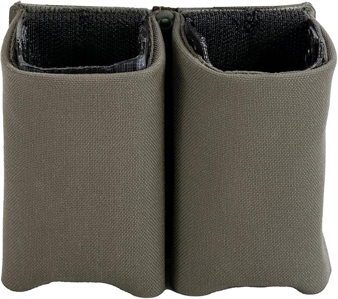 Double Pistol Magazine Pouch, High-Strength Laminate Material, MOLLE Compatible by PointBlankDutyGear