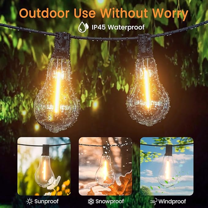 Patio Lights, 100FT Patio Lights - Image 4