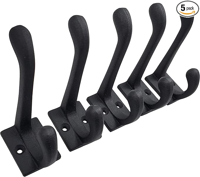 Claimed Corner Cast Iron Coat Hooks by ClaimedCorner
