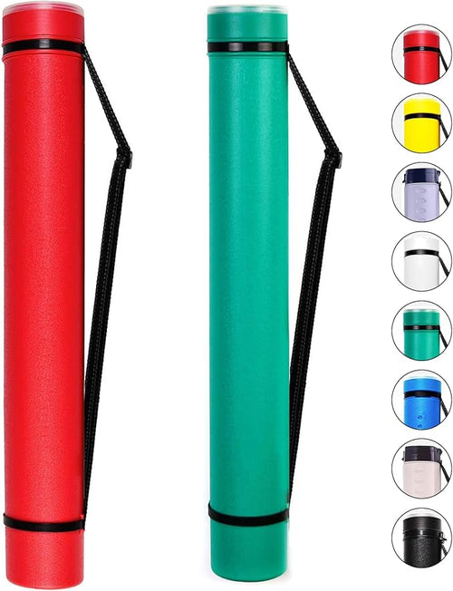 2-Pack Extendable Poster Tubes Expand from 24.5” to 40” by CalPalmy