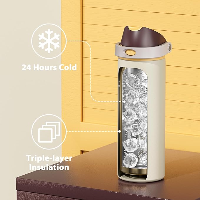24 oz Insulated Water Bottle - Image 4