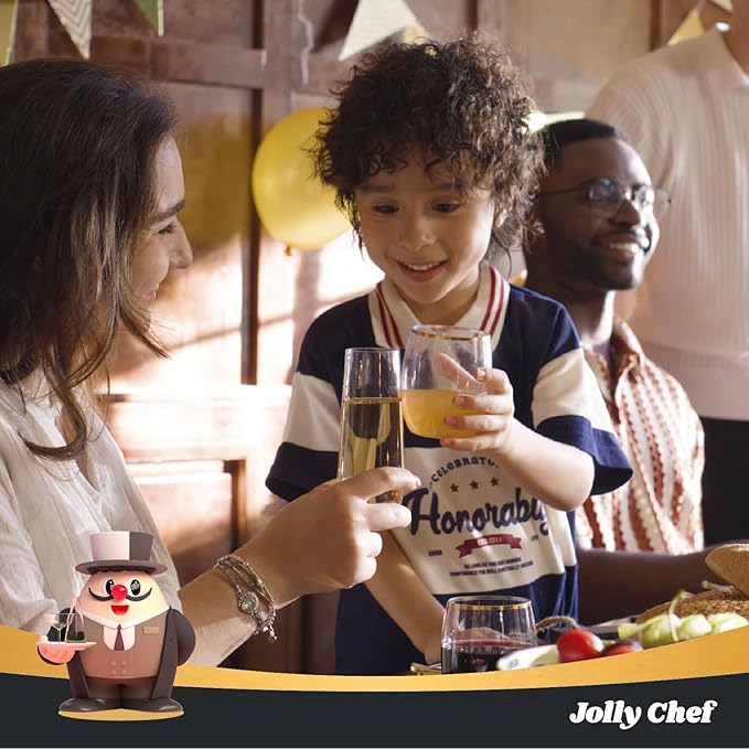 JOLLY CHEF 12 oz 40 Pack Gold Plastic Wine Glasses Stemless, Shatterproof - Image 6