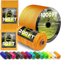 TECEUM 5/32" Paracord Rope 1000 – 1000ft / 200ft / 100ft / 50ft – Tactical by TECEUM