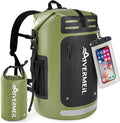 Waterproof Dry Bag with Waterproof Phone Case and small waterproof Bag Green by Aivermeil