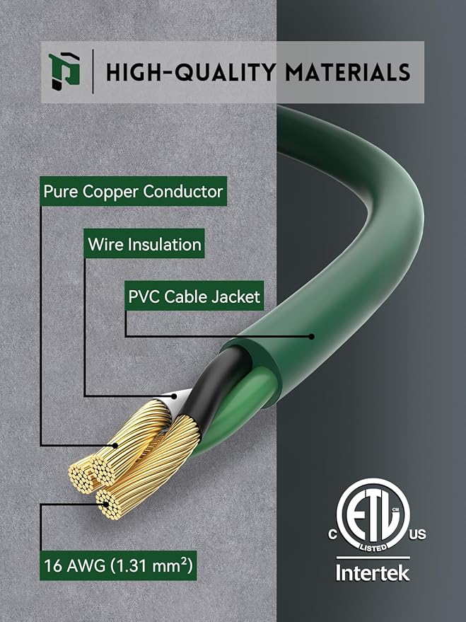 PLUGTUL 27FT Outdoor Extension Cord - Image 2