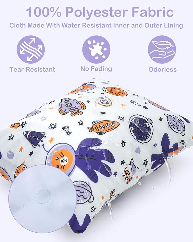ALVABABY 3 Cloth Diaper Wet Dry Bags Waterproof Reusable - Image 2
