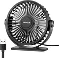TriPole Desk Fan USB Powered Small Portable Fan, 3 Speeds Adjustable Strong by TriPole