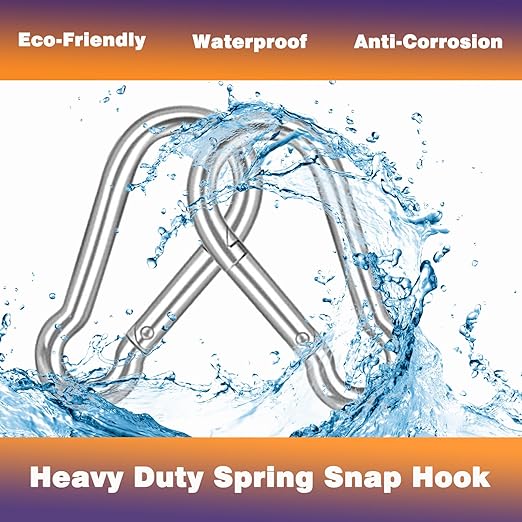 40PCS M4 Heavy Duty Carabiner Clip, 1.57Inch Snap Hook Quick Link Small - Image 5