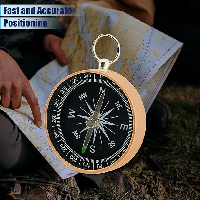 Pocket Compass, 2 Pieces Mini Compass - Image 7