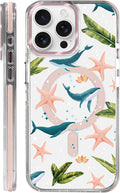 Case for iPhone 15 Pro Max, Sealife Whale Ocean Wildlife Clear Phone Case by Toulas