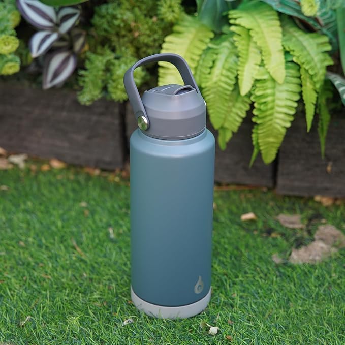 BJPKPK Water Bottle with Straw Lid, 24oz Vacuum Insulated Water Bottles - Image 7
