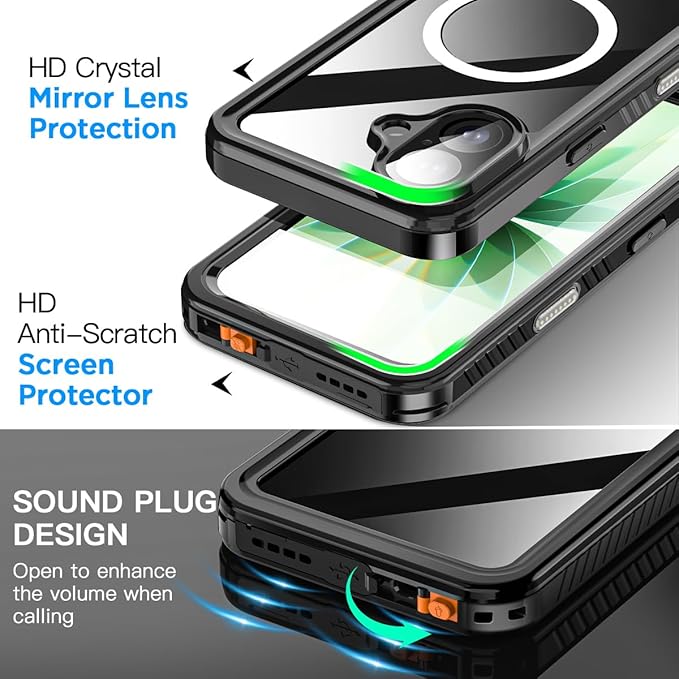 AICase for iPhone 17 Case Waterproof Clear - Image 7