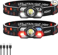 Headlamp Rechargeable 2Pack, 3000 Lumen Ultra-Light Bright Headlamp Flashlight by Northlet