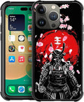 for iPhone 12 Pro Max Case, Sakura Japanese Samurai Pattern Graphic Design Girl by FKBRCL4U