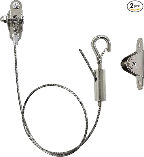 2 Sets Adjustable Hanging Wire Kit, Stainless Steel Multipurpose Suspension by OeckuXIY