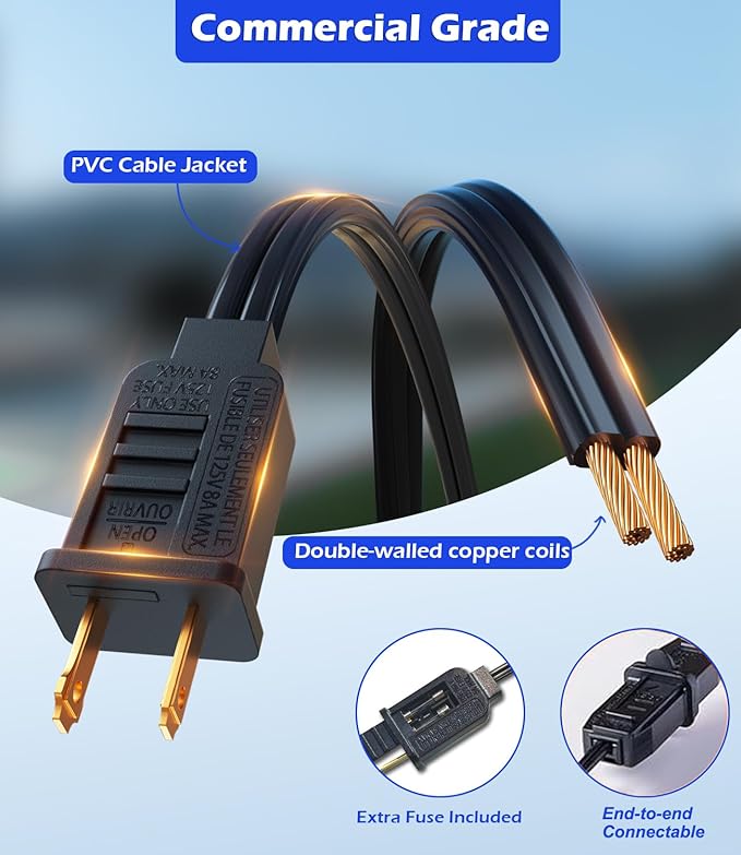 luckystyle 120FT LED Outdoor String Lights - Image 6