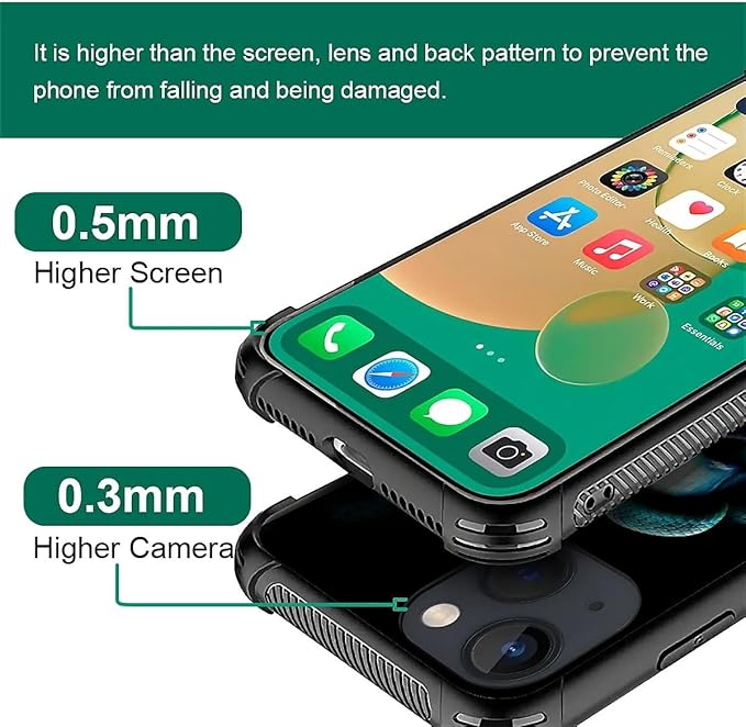for iPhone 13 Mini Case, Skeleton Winding Snake Pattern Graphic Design Girl Boy - Image 4
