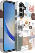 Compatible for Samsung Galaxy S25 FE 5G Case, Dual Layer Heavy Duty 2 in 1 by BSMOSPER