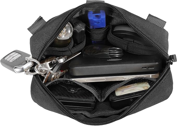 FRTKK Tactical Molle Admin Pouch Utility Laser Cut EDC Tool Pouch Bag - Image 6