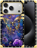for iPhone 17 Pro Case Luxury Golden Decoration by Unknown