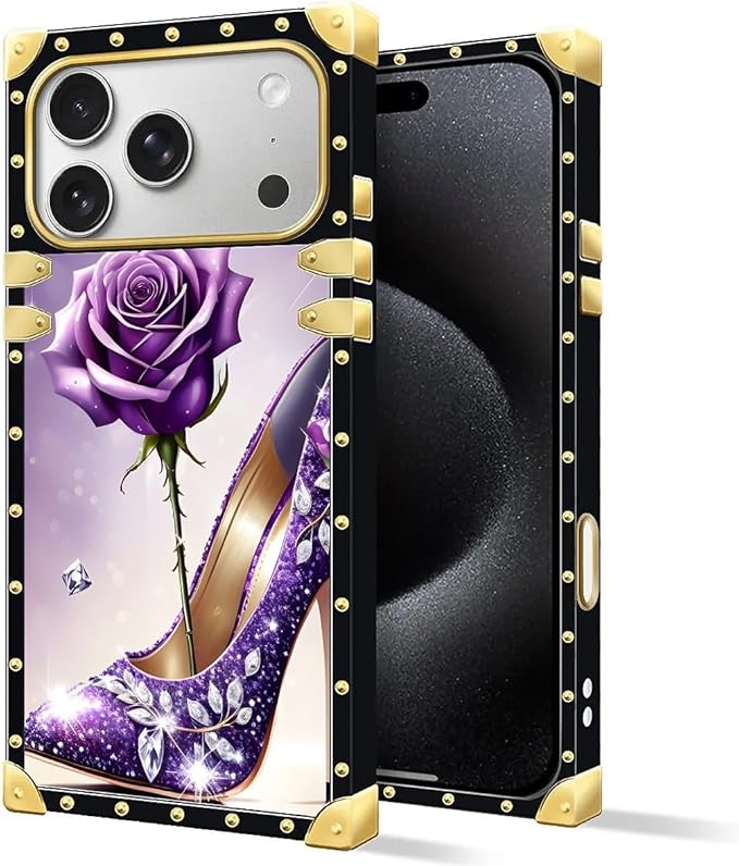 for iPhone 17 Pro Max Case Luxury Golden Decoration - Image 2