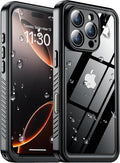 SPIDERCASE for iPhone 16 Pro Max Case Waterproof, Built-in Screen & Camera by SPIDERCASE