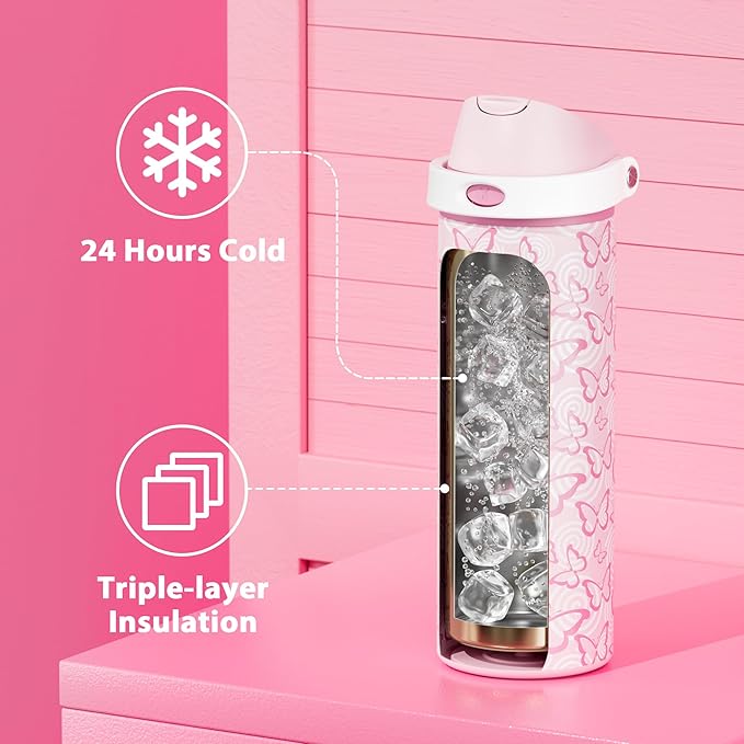 24 oz Insulated Water Bottle - Image 3