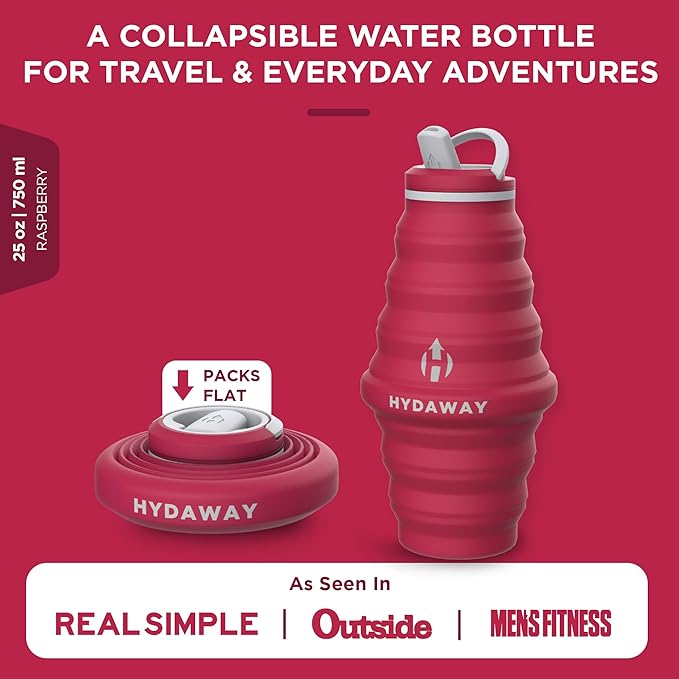 HYDAWAY Travel Collapsible Water Bottle 25oz - Image 2