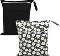 Wet Dry Bags 2 Pack, Waterproof Reusable Travel Bags by Welcometoeaxin