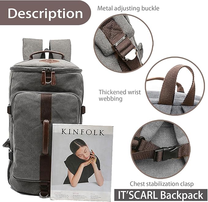 IT'SCARL Mens backpack, Large backpack - Image 5