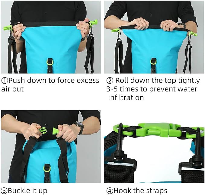 ROCK CLOUD Dry Bag Waterproof 20L Dry Sack - Image 7