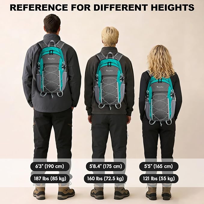 Seektop 20L Foldable Waterproof Hiking Backpack, Ultralight Small Lightweight - Image 9